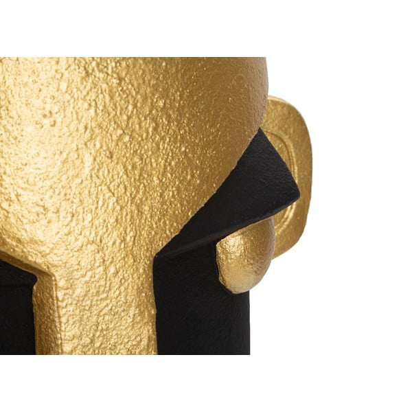 Fekete-aranyszínű magas poligyanta váza 40 cm Tribal – Mauro Ferretti-image-2