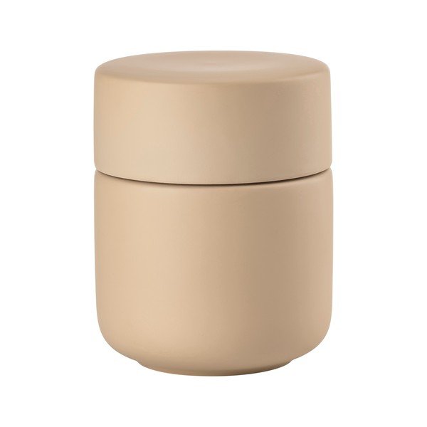 Bézs kőedény fürdőszobai rendszerező vattakorongokhoz Ume – Zone