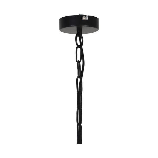 Fekete-aranyszínű függőlámpa fém búrával ø 40 cm Meya – Light & Living-image-3