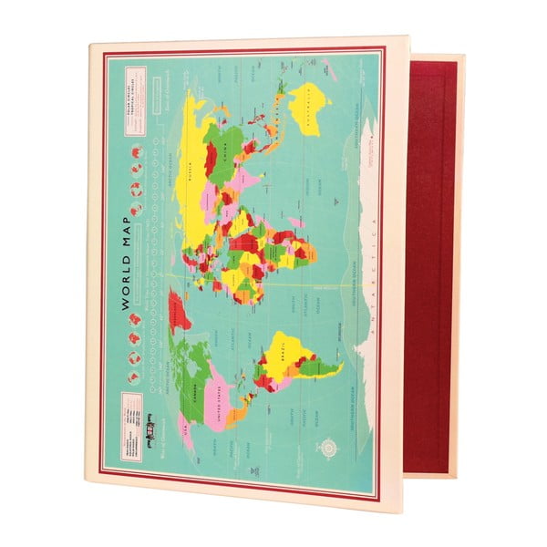 World Map mappa, 32 x 26 cm - Rex London