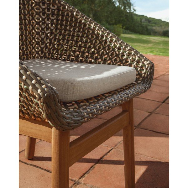 Zöld rattan kerti szék Olbia – Kave Home-image-2