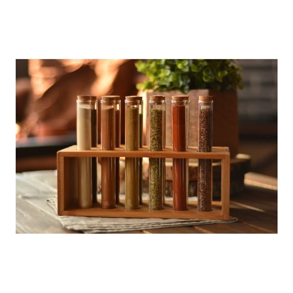 Vanilla 12 db kémcső állvánnyal - Bambum-image-2