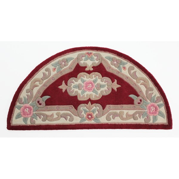 Aubusson piros gyapjú szőnyeg, 67 x 127 cm - Flair Rugs