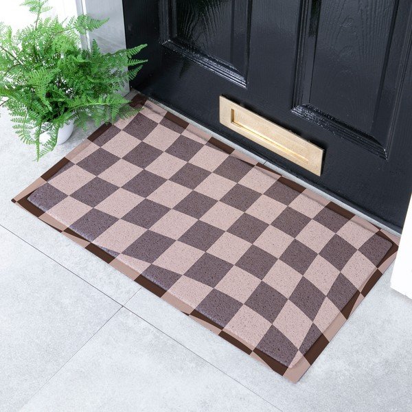 PVC lábtörlő 40x70 cm Checkerboard – Artsy Doormats-image-1