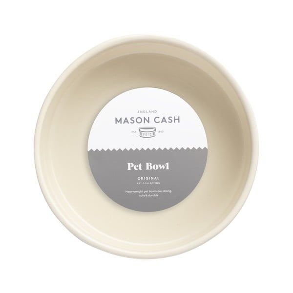 Krémfehér kutyatál, ø 20 cm - Mason Cash-image-1