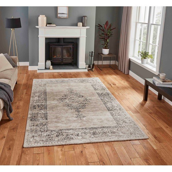 Krémszínű szőnyeg 120x170 cm Milano – Think Rugs-image-1
