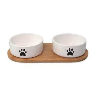 Kerámia tálka szett álvánnyal kutyáknak ø 13 cm Dog Fantasy – Plaček Pet Products