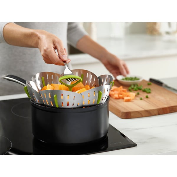 Bloom Steel rozsdamentes párolóbetét - Joseph Joseph-image-1