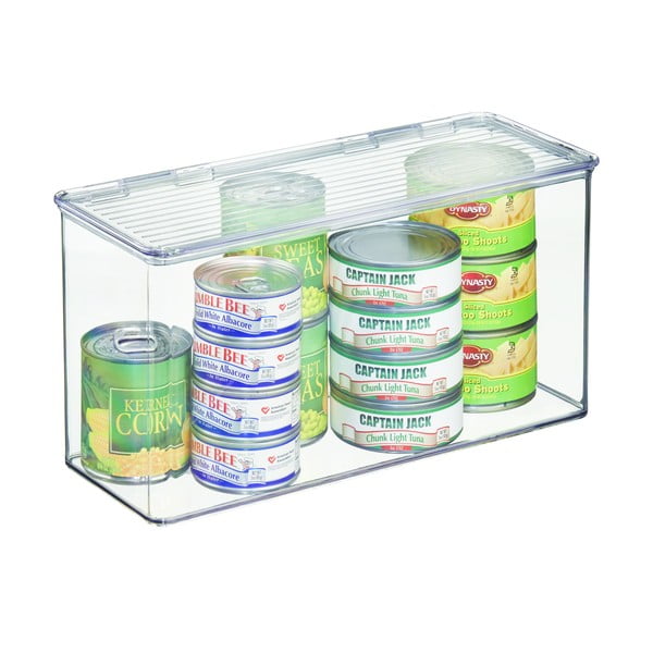 Átlátszó fedeles tároló, 14,5 x 34 cm - iDesign-image-4