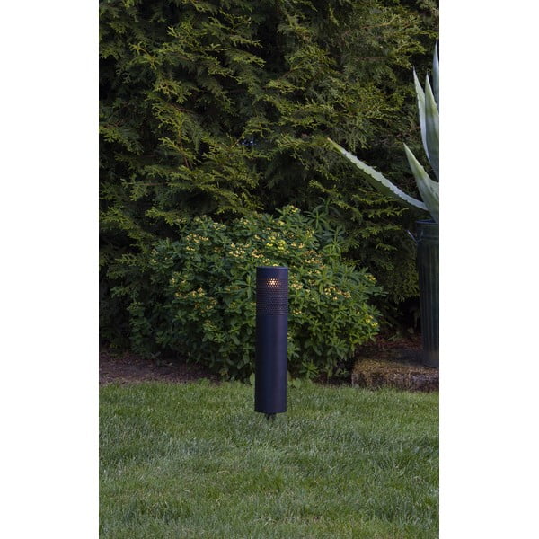 Blace fekete napelemes LED világítás rozsdamentes acélból, magasság 39 cm - Star Trading-image-2