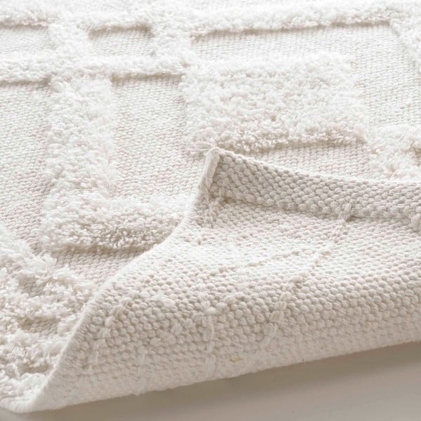 Fehér fürdőszobai kilépő 50x80 cm Gladis – douceur d'intérieur-image-3