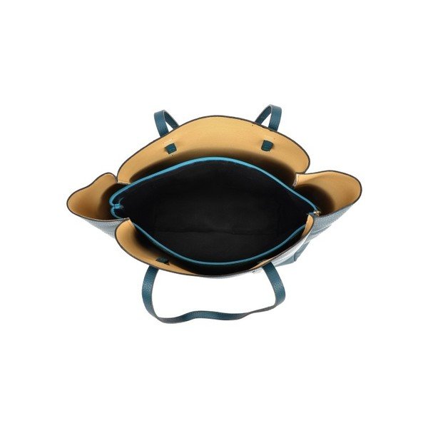 Parma Ottanio petróleumszínű bőr válltáska - Roberta M-image-2