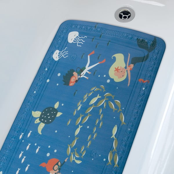 Gyerek csúszásgátló alátét fürdőkádba 36x71 cm Scuba Diver – Spirella-image-1