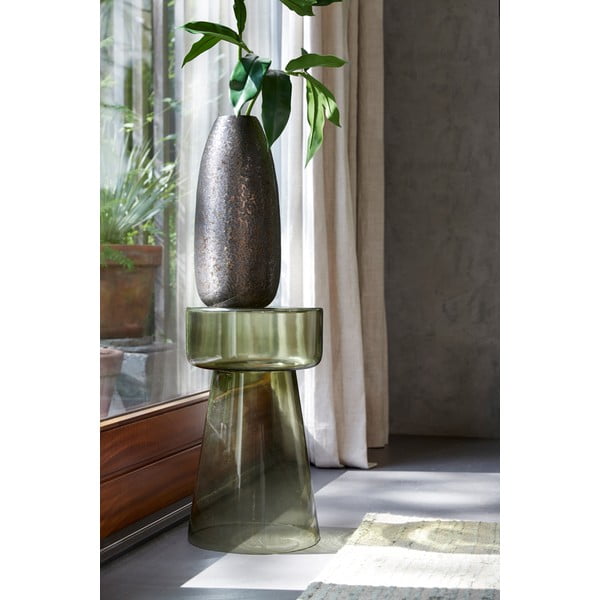 Üveg kerek tárolóasztal ø 30 cm Dakwa – Light & Living-image-4