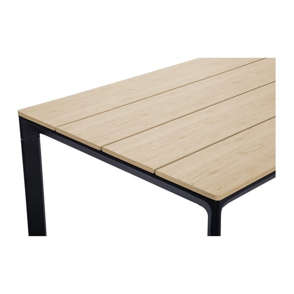 4 db fekete étkezőszék Kai és természetes asztal Thor - Bonami Essentials-image-4