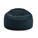 Sötétkék kordbársony babzsákfotel Socrate – Bobochic Paris