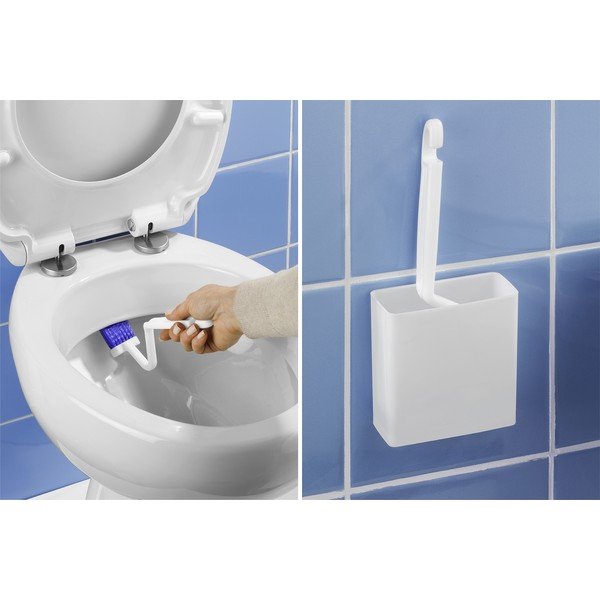 Fehér műanyag WC-kefe - Maximex-image-1