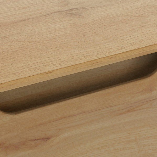 Natúr színű billenő ajtós cipőtartó tölgyfa dekorral Ezra – Støraa-image-1