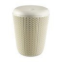 Knit fehér fürdőszobai szemetes, 7 l - Curver