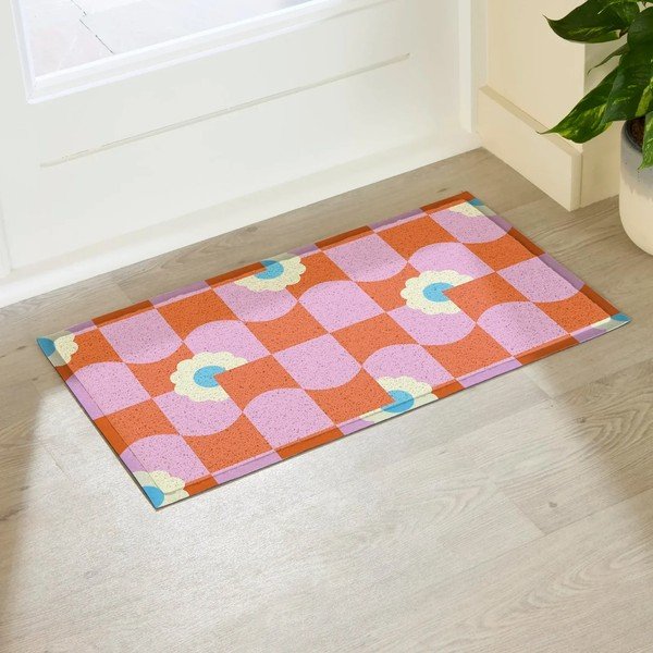 Újrahasznosított műanyag lábtörlő 40x70 cm Elizabeth Olwen  – Artsy Doormats-image-1