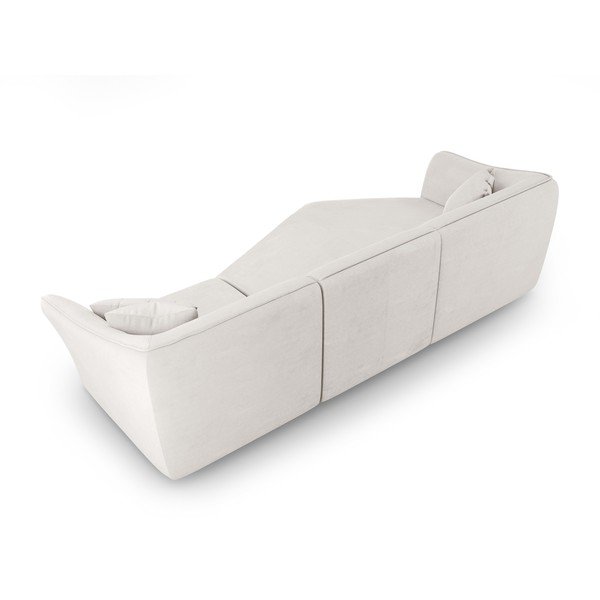 Fekete bársony sarokkanapé Tokyo – Cosmopolitan Design-image-3