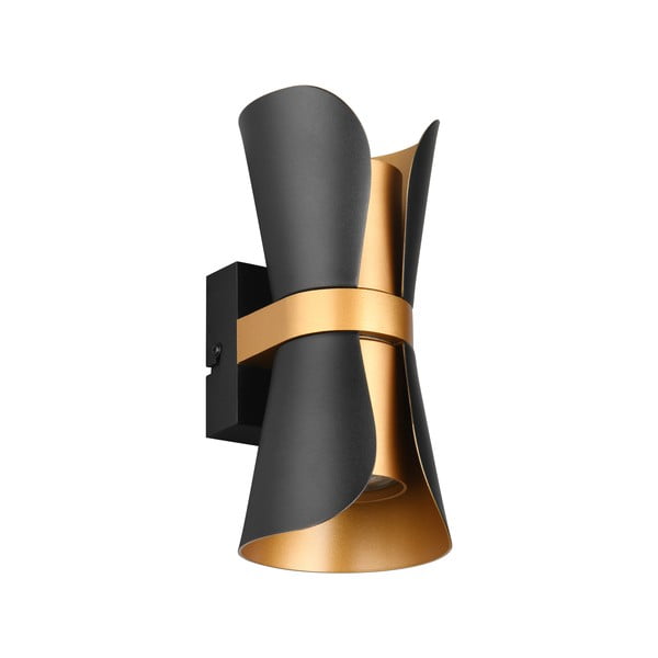 Fekete-bronzszínű fali lámpa Coat – Trio-image-2