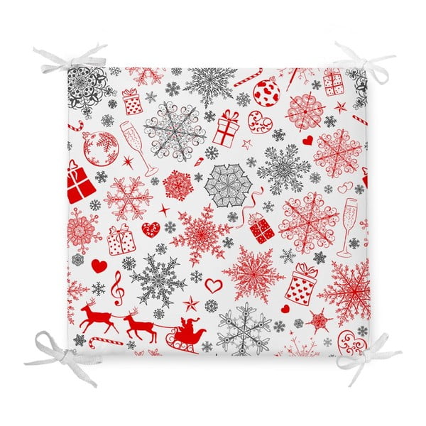 Ornaments karácsonyi pamutkeverék székpárna, 42 x 42 cm - Minimalist Cushion Covers