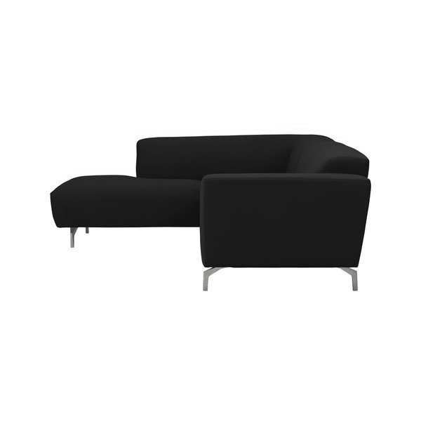 Orion fekete bal oldali sarokkanapé - Windsor & Co Sofas-image-2