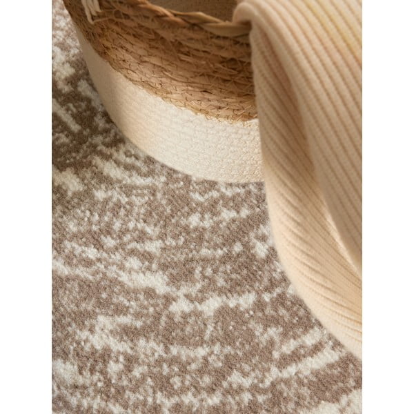 Bézs-krémszínű kerek szőnyeg ø 160 cm Gloria Cavallo – Hanse Home-image-4