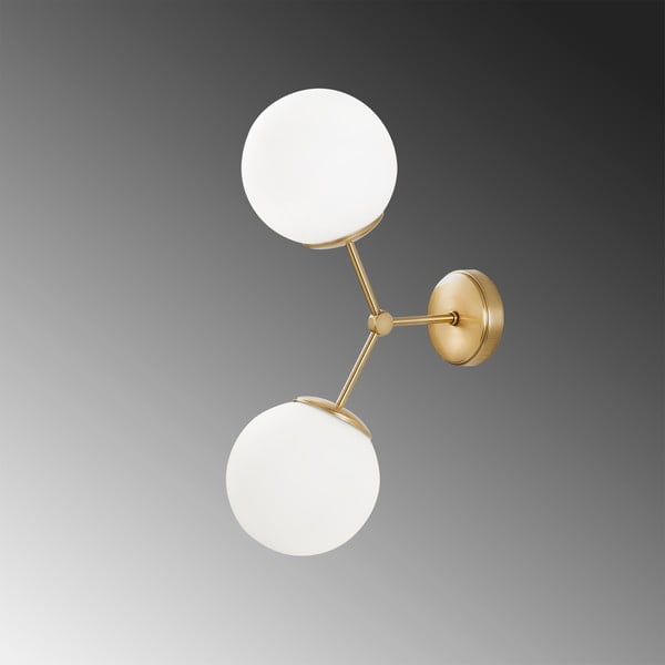 Damar fehér-aranyszín falilámpa - Opviq lights-image-3