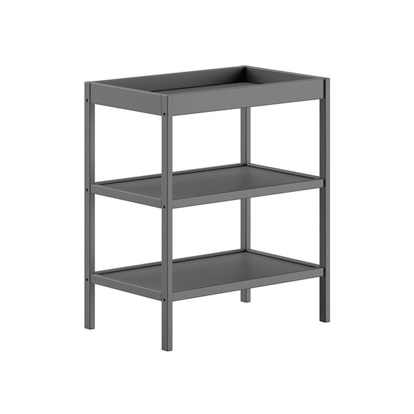 Antracitszürke bükkfa pelenkázó asztal Dino – Vipack