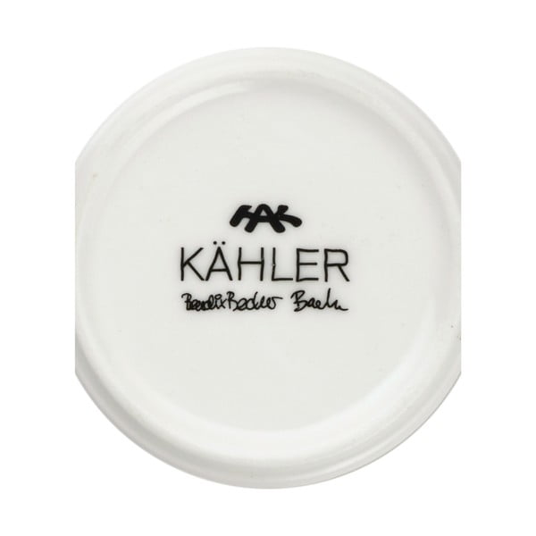 Nobili aranyszínű porcelán gyertyatartó, magasság 19 cm - Kähler Design-image-4