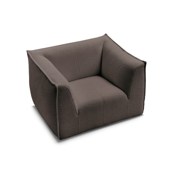 Barna buklé fotel Giorgia – Bobochic Paris-image-4