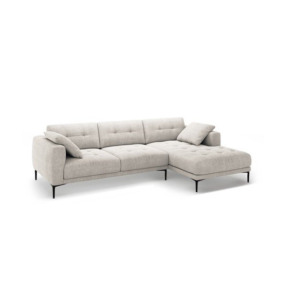 Bézs sarokkanapé (jobb oldali-heverő résszel) Bemy – Micadoni -image-1