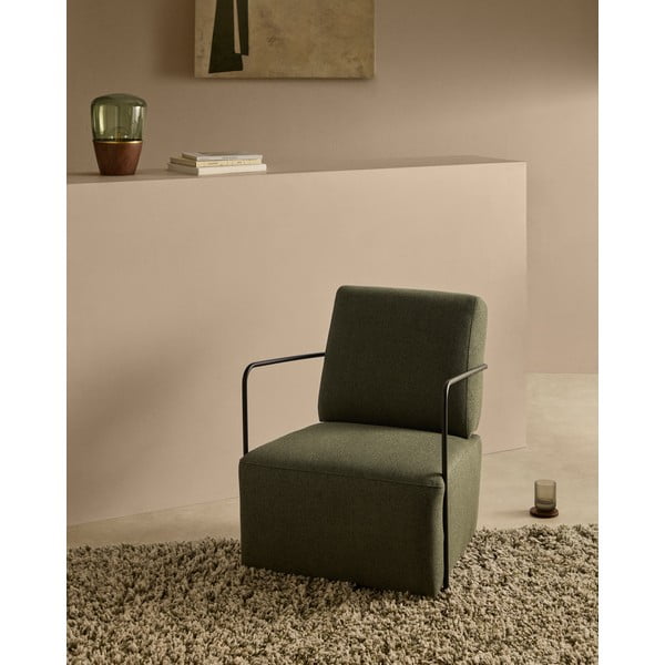 Zöld fotel Gamer – Kave Home-image-1