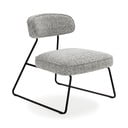 Fekete-fehér fotel Elon – Marckeric