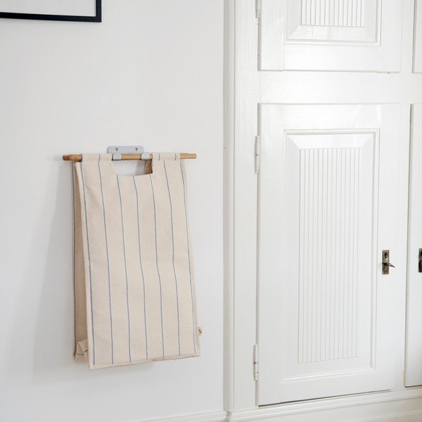 Bézs fali textil szennyeskosár BagUp – ReCollector-image-3