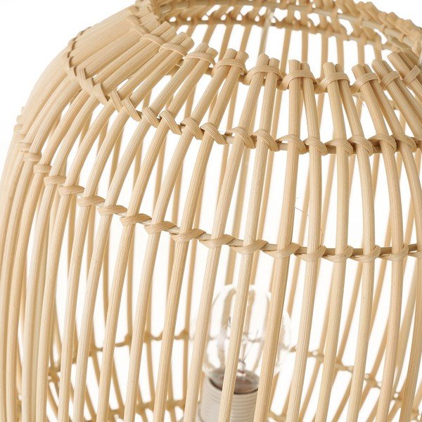 Natúr színű rattan asztali lámpa rattan búrával (magasság 30,5 cm) Natural Way – Casa Selección-image-2