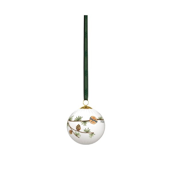 Porcelán karácsonyfadísz ø 6 cm Hammershøi Christmas Bauble 2025 – Kähler Design-image-4