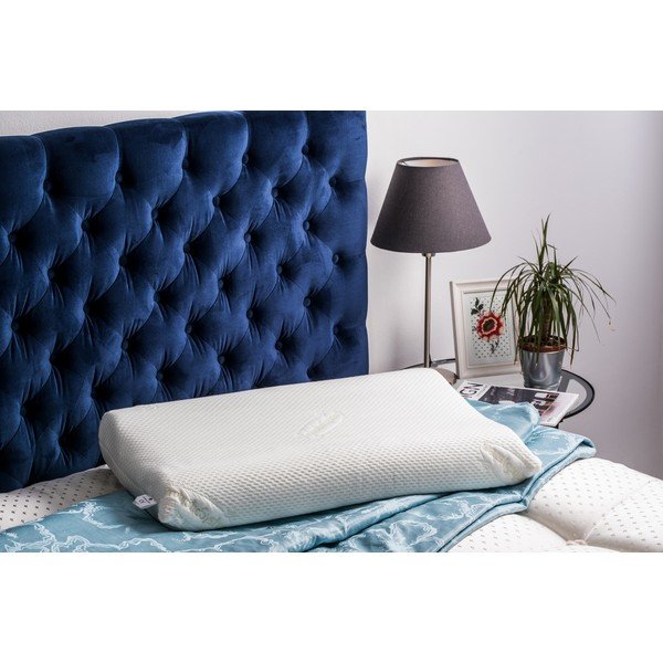 Bio Wave fehér memóriahabos párna, 42 x 72 cm - AzAlvásért-image-1