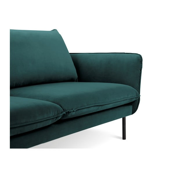 Vienna olajzöld bársony kanapé, 160 cm - Cosmopolitan Design-image-3