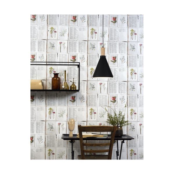 Fekete-natúr színű függőlámpa fém búrával ø 25 cm Melbourne – it's about RoMi-image-4