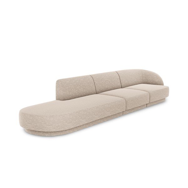 Bézs kanapé 302 cm Miley – Micadoni Home-image-3