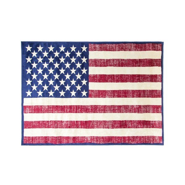 Amerikai zászlós szőnyeg, 160 x 230 cm - Cotex