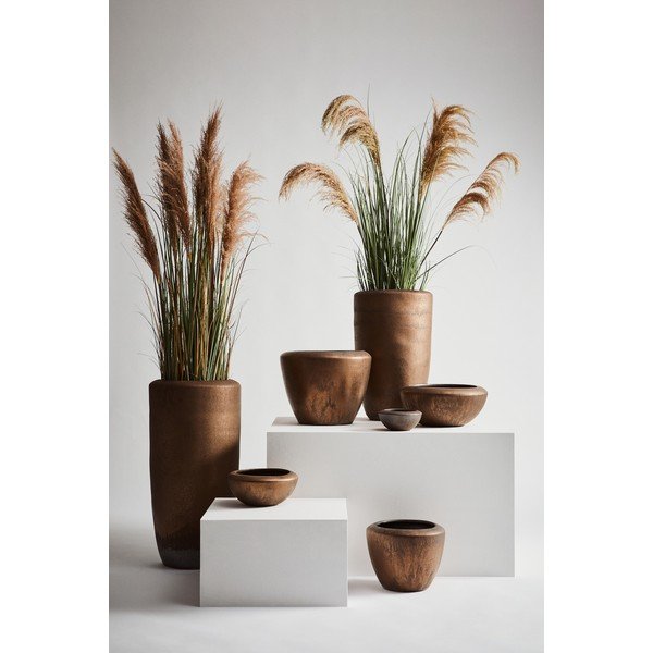 Terrakotta kézzel készített virágcserép készlet 3 db-os ø 36 cm Pathom – Bizzotto-image-1