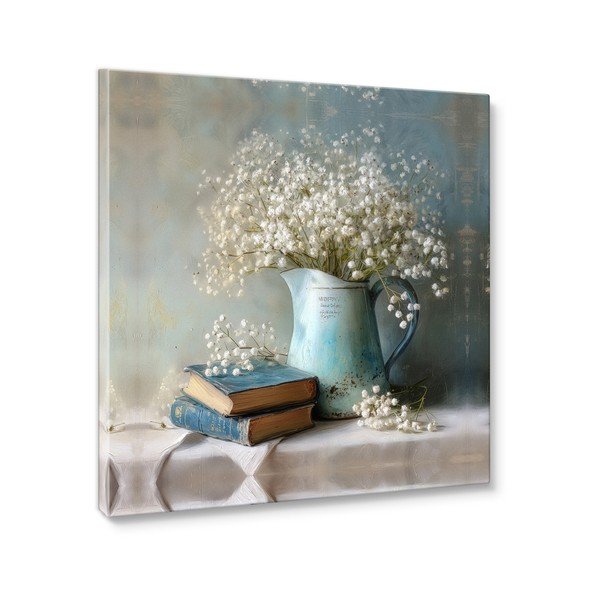 Nyomtatott vászon kép 32x32 cm Gypsophila – Styler-image-3
