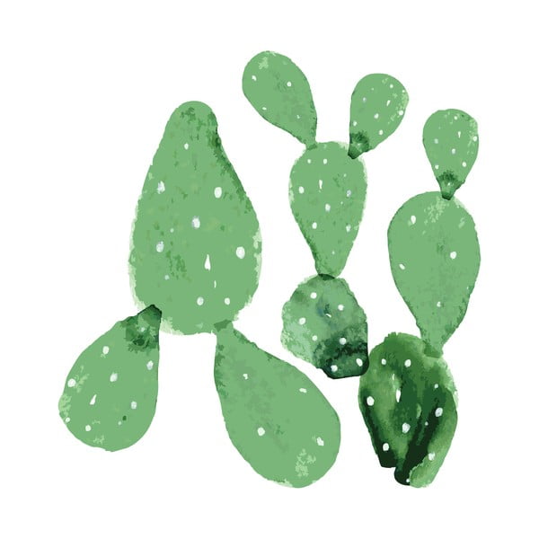 Green Cacti 2 db falmatrica - Dekornik