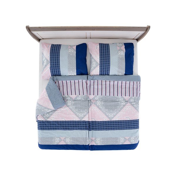 Kék egyszemélyes krepp ágyneműhuzat 140x200 cm Top Class – B.E.S.-image-2