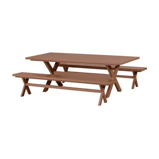 Alumínium kerti étkezőasztal 100x220 cm Delta – Exotan