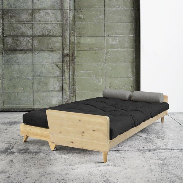 Indie Natural/Dark Grey/Granite Grey kinyitható kanapé - Karup-image-1